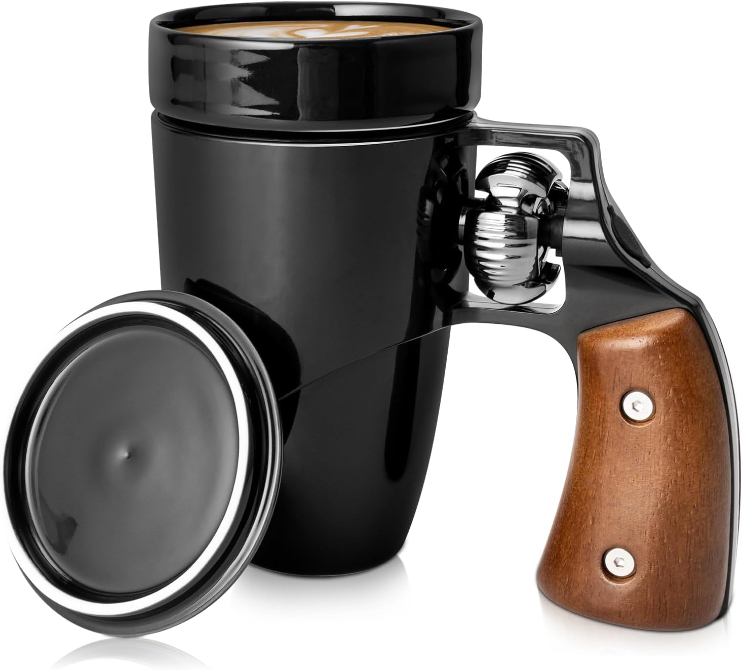 🔥16oz Black Flag Ceramic Mug | Unique Coffee Cup for Men | Cool Birthday & Father's Day Gift for Dad