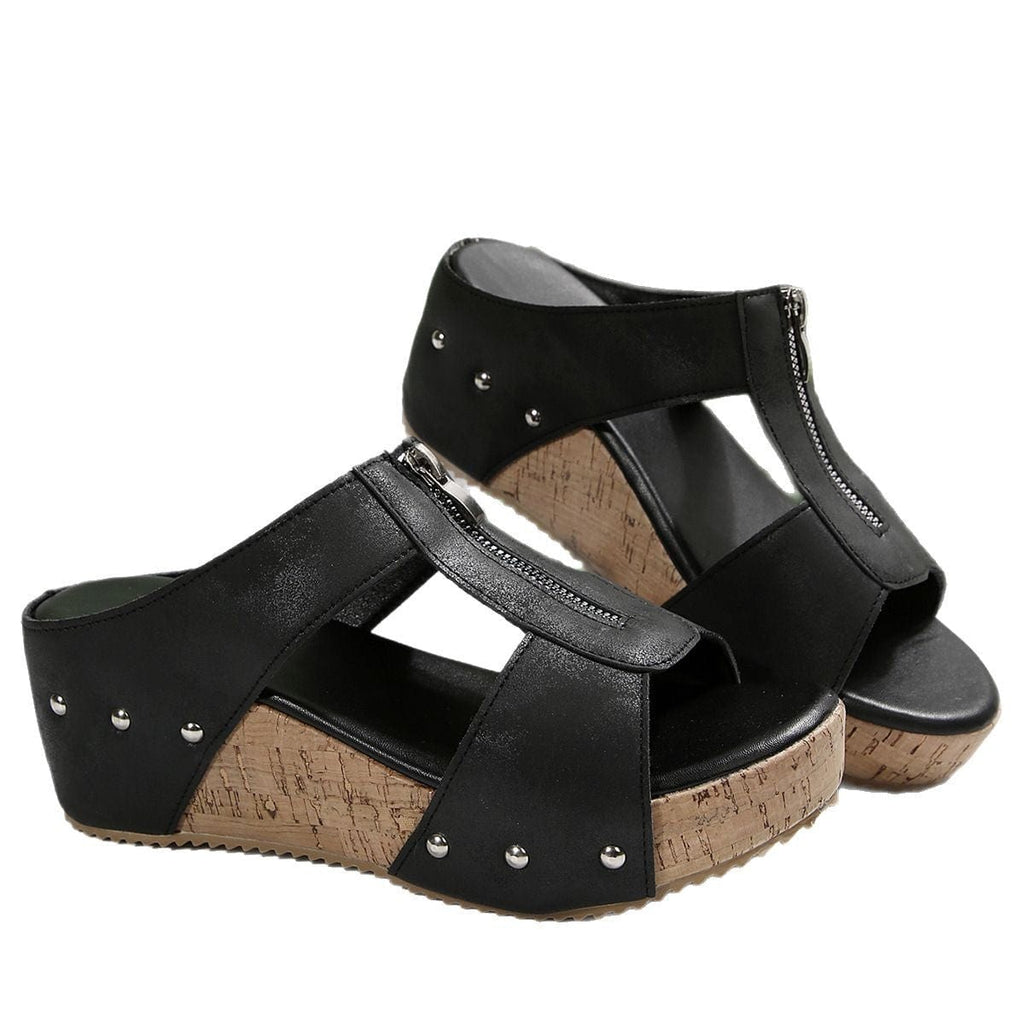Aria Zip-Up Orthopedic Sandals